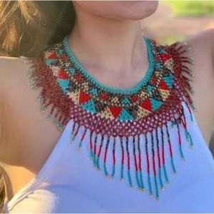 Handmade Necklace Embera indigenous of Colombia
